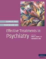 Cover of: Cambridge Textbook of Effective Treatments in Psychiatry |