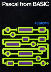 Cover of: Pascal from BASIC by P. J. Brown