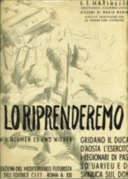 Cover of: Lo riprenderemo, gridano il duca d'Aosta: i soldati di cielo, mare, terra, le camicie nere di passo Uarieu ed i fanti di Sviniuca sul Don.