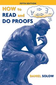 How to read and do proofs : an introduction to mathematical thought processes