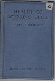 Health of working girls by Beatrice Potter Webb