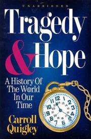 Cover of: Tragedy and hope