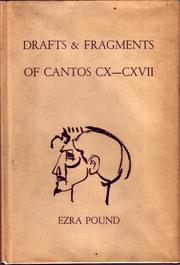 Cover of: Drafts & fragments of Cantos CX-CXVII
