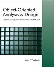 Cover of: Object-Oriented Analysis and Design | Mike O