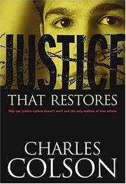 Cover of: Justice That Restores (hc)