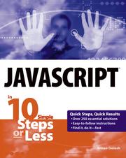 Cover of: JavaScript in 10 Simple Steps or Less