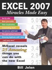 Cover of: Excel 2007 Miracles Made Easy
