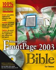Cover of: Microsoft Office FrontPage 2003 Bible