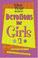 Cover of: The one year book of devotions for girls.