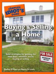 Cover of: The Complete Idiot's Guide to Buying and Selling a Home by Shelley O'Hara
