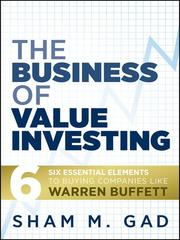 Cover of: The business of value investing