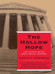 Cover of: The Hollow Hope by Gerald N. Rosenberg