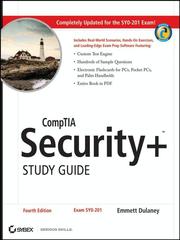 Cover of: CompTIA Security+TM Study Guide by Emmett A. Dulaney