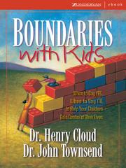 Cover of: Boundaries with Kids by Henry Cloud