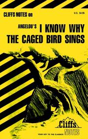 Cover of: CliffsNotes on Angelou's I Know Why the Caged Bird Sings by Mary Robinson