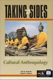 Cover of: Taking sides: clashing views on controversial issues in cultural anthropology