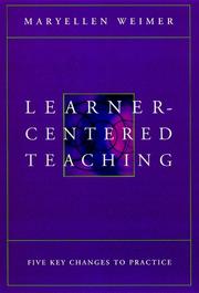 Cover of: Learner-Centered Teaching by Maryellen Weimer
