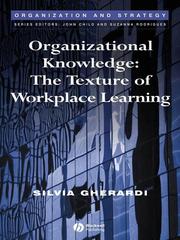 Cover of: Organizational Knowledge