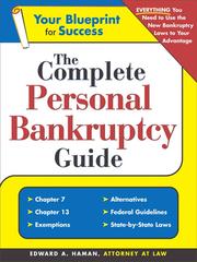 Cover of: Complete Personal Bankruptcy Guide