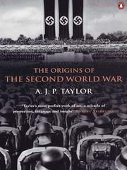 Cover of: The Origins of the Second World War