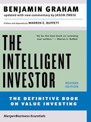 Cover of: The intelligent investor: a book of practical counsel