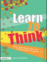Cover of: Learn to Think