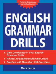 Cover of: English Grammar Drills by Mark Lester