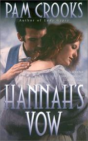 Cover of: Hannah's Vow