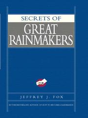 Cover of: Secrets of Great Rainmakers