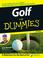 Cover of: Golf For Dummies
