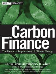 Carbon finance by Sonia Labatt