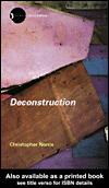 Cover of: Deconstruction by Christopher Norris