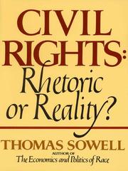 Cover of: Civil Rights by Thomas Sowell