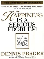 Cover of: Happiness is a Serious Problem