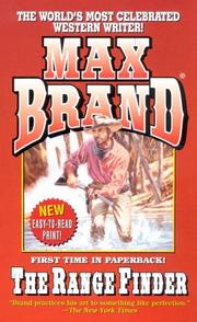 Max Brand : the range finder