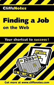 Cover of: CliffsNotes Finding a Job on the Web