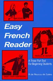 Cover of: Easy French Reader: A Three-Part Text for Beginning Students