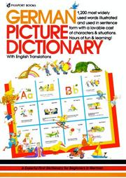 Cover of: German Picture Dictionary