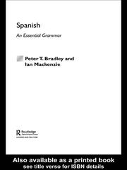 Cover of: Spanish: an essential grammar