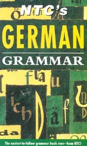 Cover of: NTC's German grammar by Reinhard Tenberg