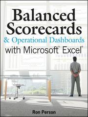 Cover of: Balanced Scorecards & Operational Dashboards with Microsoft Excel by Ron Person