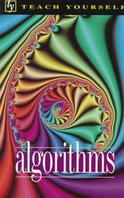 Cover of: Algorithms (Teach Yourself)
