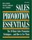 Cover of: Sales promotion essentials