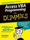 Cover of: Access VBA Programming For Dummies