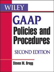 Cover of: GAAP policies and procedures