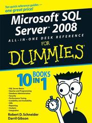 Cover of: Microsoft SQL ServerTM 2008 All-in-One Desk Reference For Dummies®