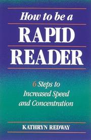 Cover of: How to be a rapid reader by Kathryn Redway