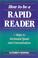 Cover of: How to be a rapid reader