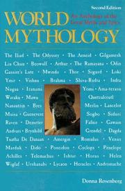 World mythology by Donna Rosenberg
