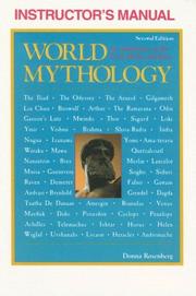 Cover of: Instructor's Manual for World Mythology: An Anthology of the Great Myths and Epics (Second Edition)